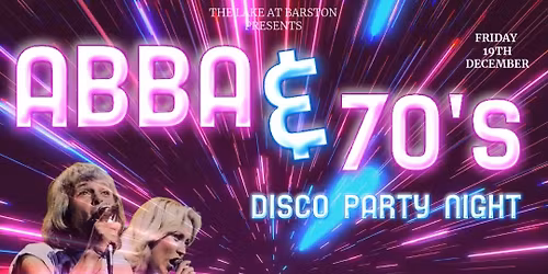 Abba-riginal - tribute to Abba & the 70's Christmas Party Night!