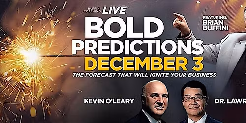 Buffini BOLD PREDICTIONS For US & Canada 2026: LIVE Zoom EVENT