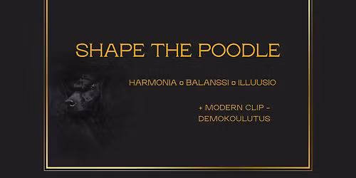 Shape The Poodle + Modern Clip