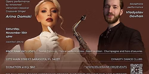 Dance for Ukraine - Fundraiser for Revived Soldiers Ukraine in Sarasota, FL