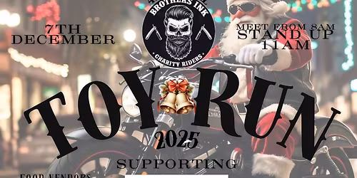 BROTHERS INK 4th annual 2025 TOY RUN supporting Puddle Jumpers