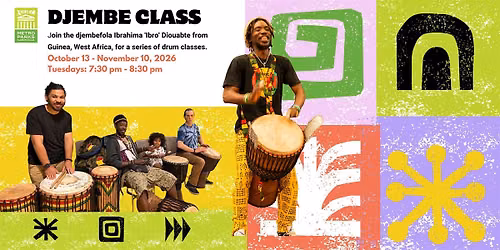 Djembe Class with Ibro - Beginner & Intermediate