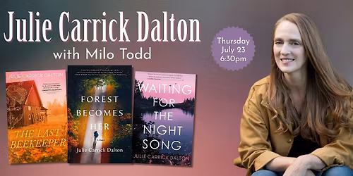 Julie Carrick Dalton with Milo Todd