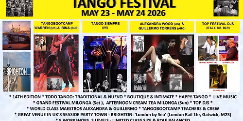 England International Tango Festival 2026 with Alexandra & Guillermo & Tango Siempre (May 23-24)