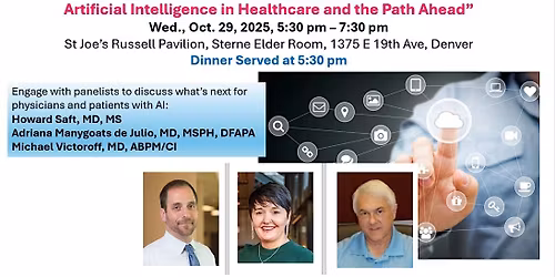 What Physicians Need to Know about AI & the Path Ahead - Panel & Dinner