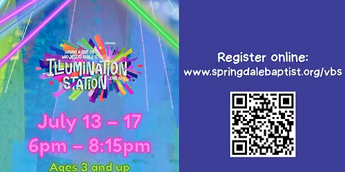 \ud83d\udca1 Vacation Bible School