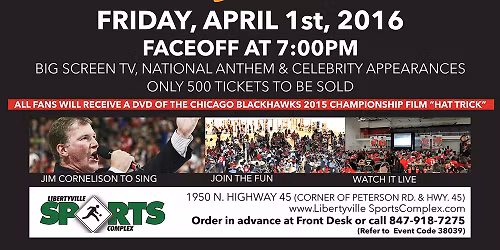 Winnipeg Jets at Chicago Blackhawks at United Center