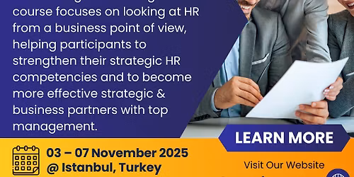 Training Strategic Human Resources Management in Istanbul