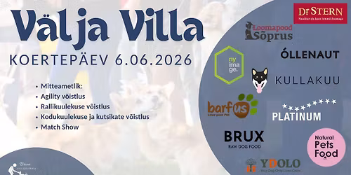 V\u00e4lja Villa Koertep\u00e4ev 2026