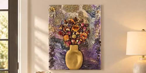 Forever in Bloom: Real Flower Resin Art Workshop