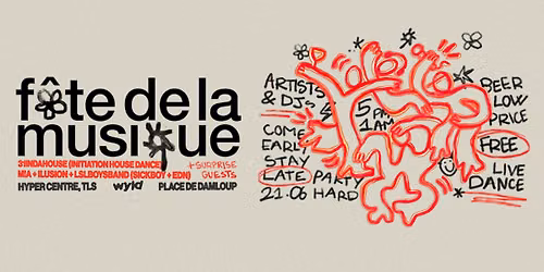 WYLD · FÊTE DE LA MUSIQUE 2026 · OPEN-AIR GRATUIT — Place de Damloup, 31000 Toulouse, France