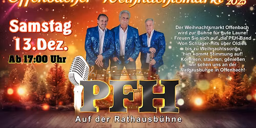 Offenbacher Weihnachtsmarkt mit der PFH-Band