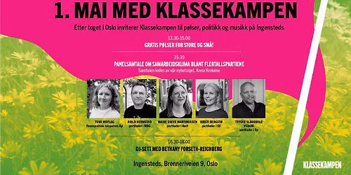 1. mai med Klassekampen - P\u00f8lser, politikk og musikk
