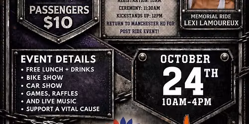2nd Annual Addiction Awareness and Recovery Ride 