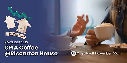 CPIA Coffee @ Riccarton House November 2025