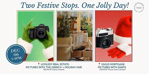 Pictures with the Grinch & Holiday Fair and Pictures with Santa!