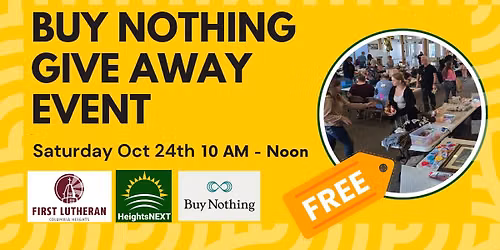 Buy Nothing Give Away Event Columbia Heights (Everything is FREE!)
