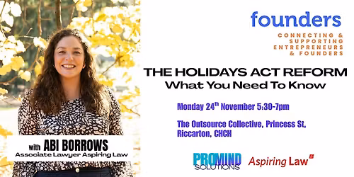 The Holidays Act Reform - What you need to know.