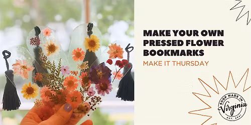 Make It Thursday: Pressed Flower Bookmarks