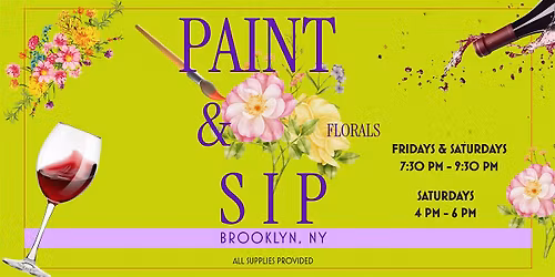 Florals Paint & Sip