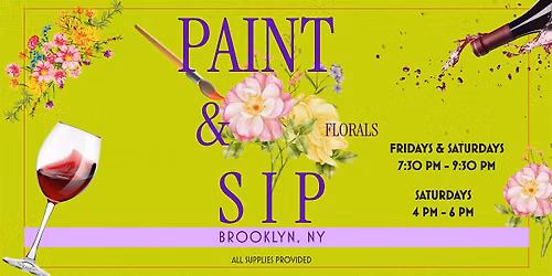 Florals Paint & Sip