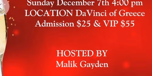 Malik Gayden 2025 Red Hot Holiday Dinner Party \ud83e\uddd1\u200d\ud83c\udf84
