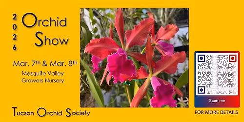 Tucson Orchid Society's 2026 Orchid Show and Sale