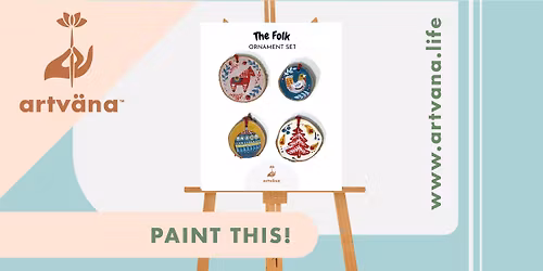 Artvana Holiday Paint & Sip Class, The Toad House Bremerton November 2025