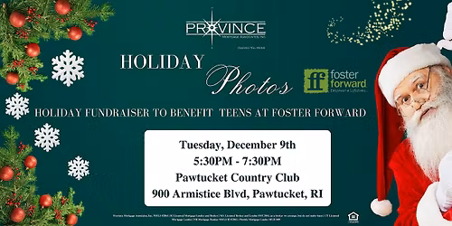 Holiday Photos To Benefit Teens at Foster Forward