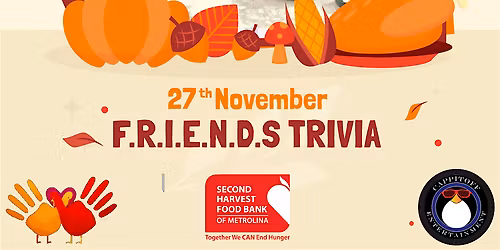 FriendsGiving |Trivia & Music Bingo