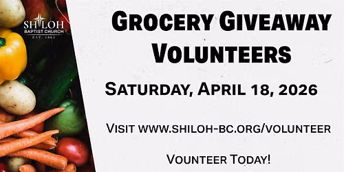 Grocery Giveaway Volunteers