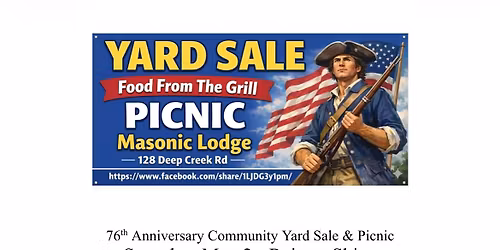 Yard Sale and Picnic