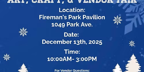 Columbus Holiday Art ,Craft &Vendor Fair 