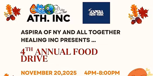 All Together Healing INC and Aspira Food Drive Event (Bronx, NY)