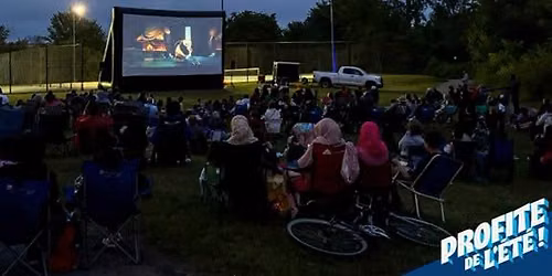 Profite de l'\u00e9t\u00e9 : Cin\u00e9ma en plein air - Parc Robert-Stewart