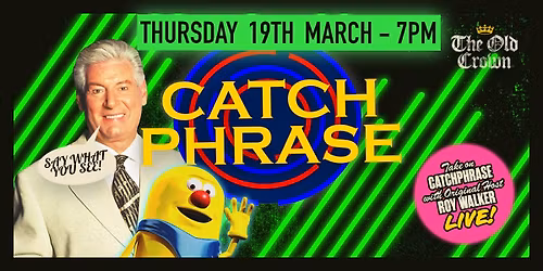 Catchphrase LIVE with original host Roy Walker