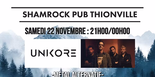 Concerts : UNIKORE / ATOMIC ROCKET SEEDERS