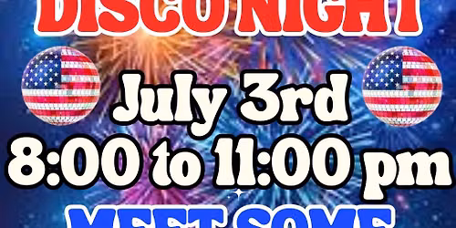 First Friday Disco Night