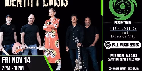 Hurricane Alley LIVE Presents: Identity Crisis