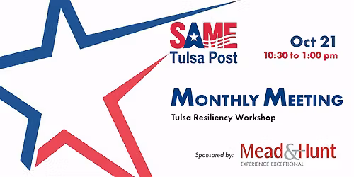 SAME Tulsa October Meeting: Resiliency