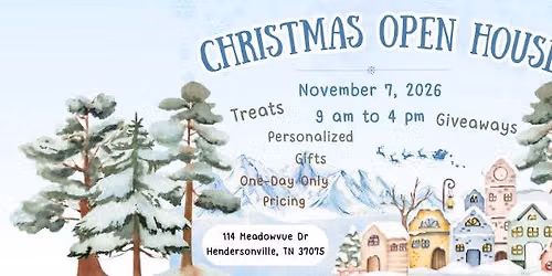 Stitches by Cyndi Christmas Open House