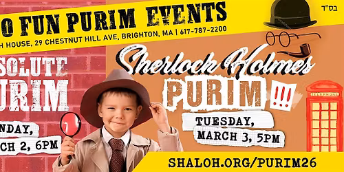 PURIM at SHALOH HOUSE!