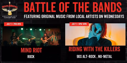 Mind Riot & Riding With Killers @ Rock & Brews