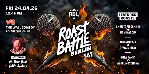 Roast Battle Berlin #42 -  Round 7 - English Comedy