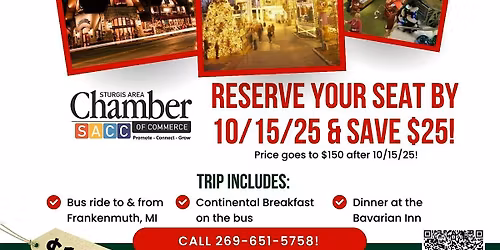 Bus Trip to Frankenmuth, MI