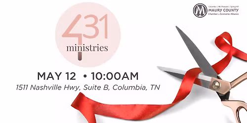 Ribbon Cutting for 431 Ministies