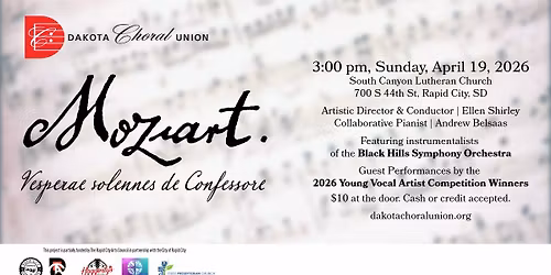 DCU Spring Concert: Mozart Vespers