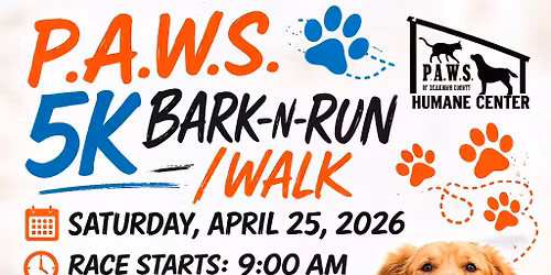 P.A.W.S. 5k BARK-N-RUN\/WALK
