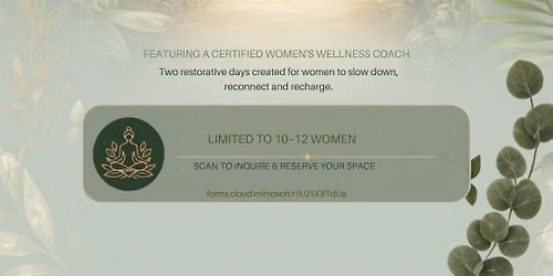 Reset and Recharge (MBCC's Wellness Series)
