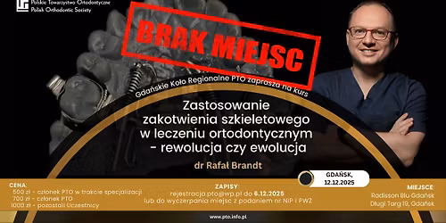 Zastosowanie zakotwienia szkieletowego w leczeniu ortodontycznym \u2013 rewolucja czy ewolucja?